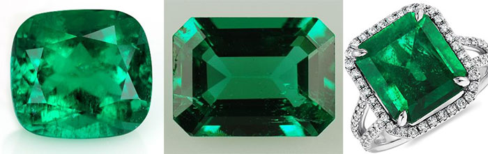 Emerald. A precious stone. Emeralds, emerald ring